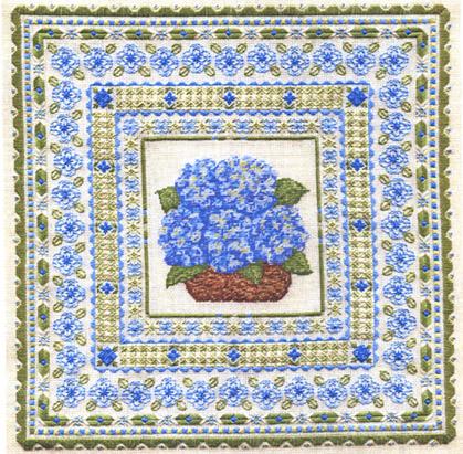 Blue Hydrangeas