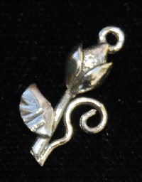 Silver Tulip Charm