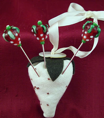 Strawberry Hat Pins