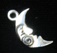 Moon Charm Sterling