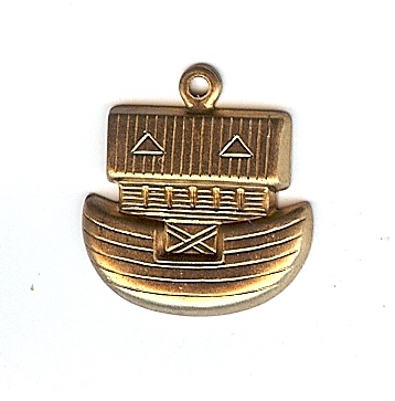 Brass Ark Charm