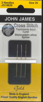 John James Gold Tapestry #26 Needles