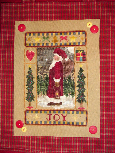 Folk Art Santa