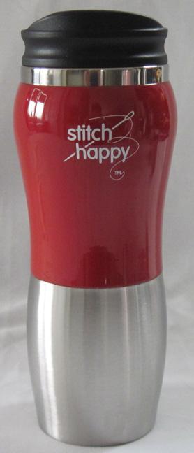 Stitch Happy Curvy Tumbler, Red