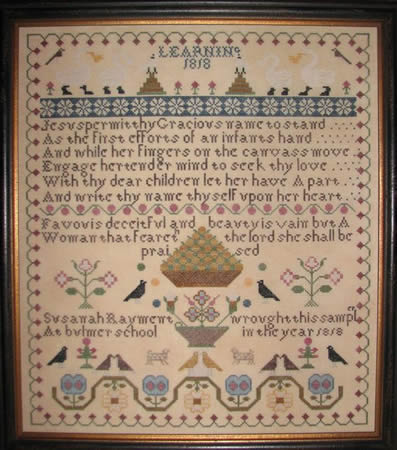 Susanah Rayment Learning 1818