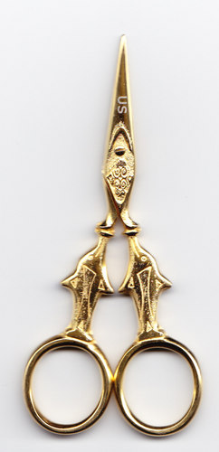 Dolphin Scissors, Gold