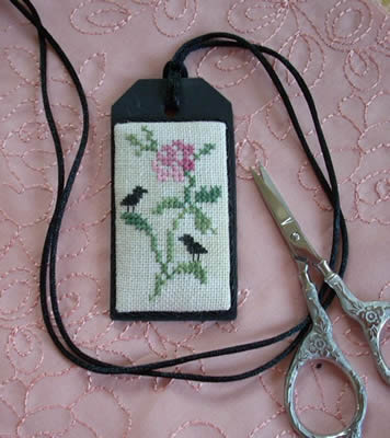 Crows on a Rose Necklace