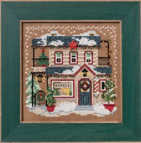 Barber Shoppe Christmas Village