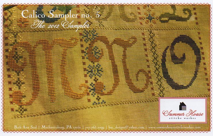 Calico Sampler, Part 5, MNO