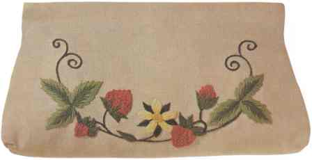 Strawberries Clutch Bag