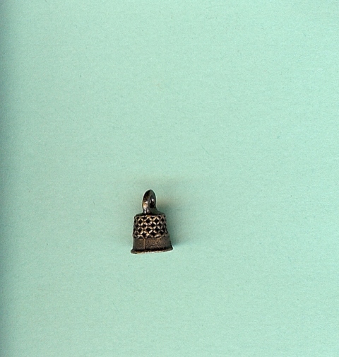 Antiqued Tiny Thimble