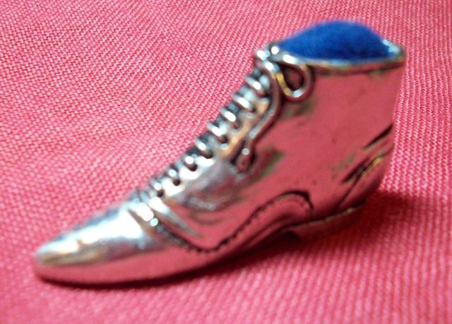 English Pewter Victorian Boot