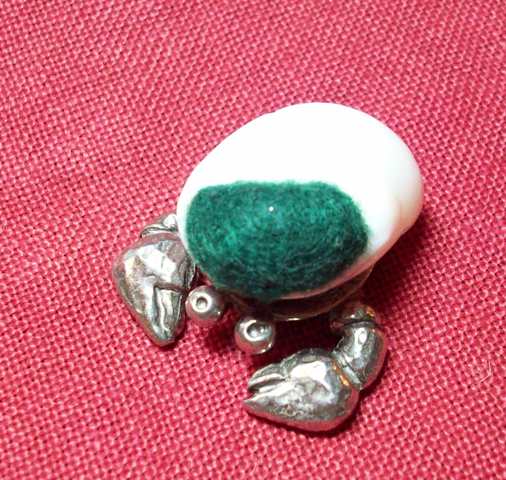 English Pewter Hermit Crab
